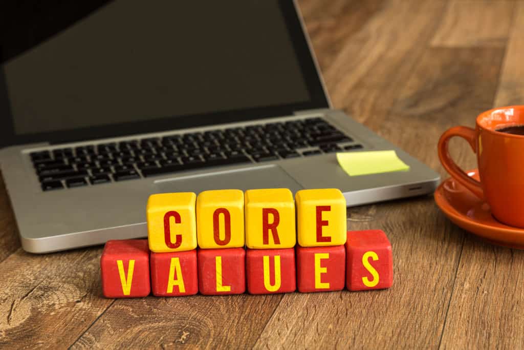 How to set your core values 