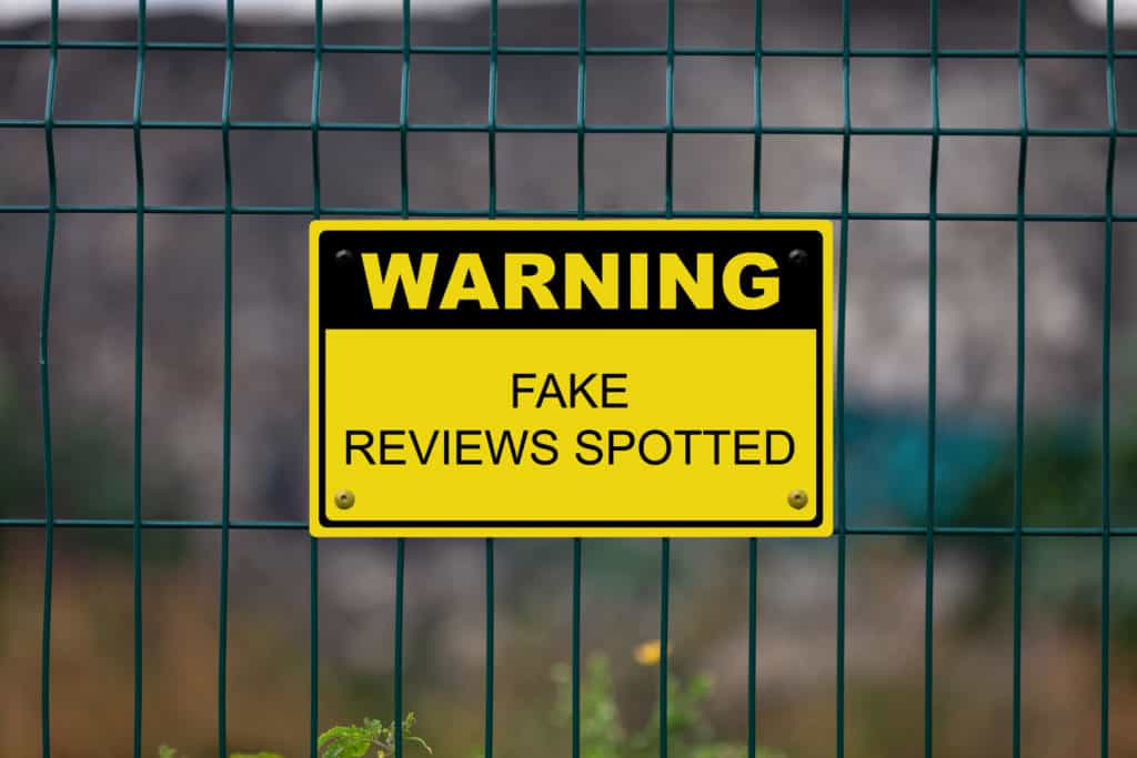 Buying fake Google Reviews